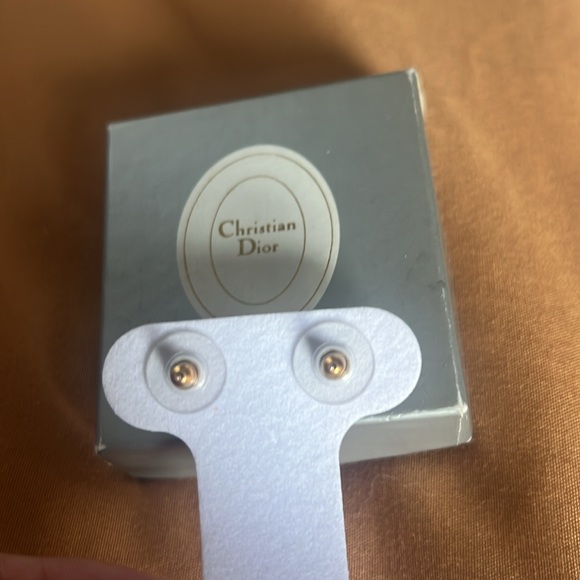 Dior Pearl Stud Earrings - Picture 2 of 5